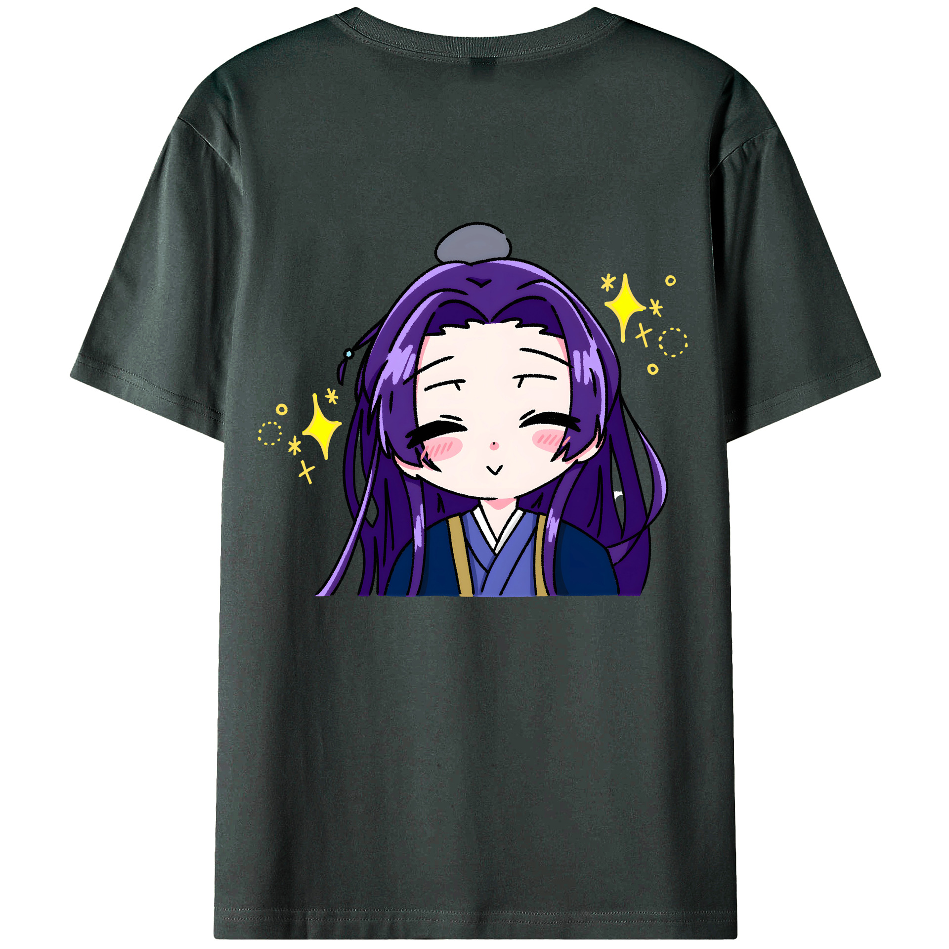 （画像用） 薬屋のひとりごと The Apothecary Diaries 綿100％ メンズ半袖Tシャツ（バックプリント） 通気性